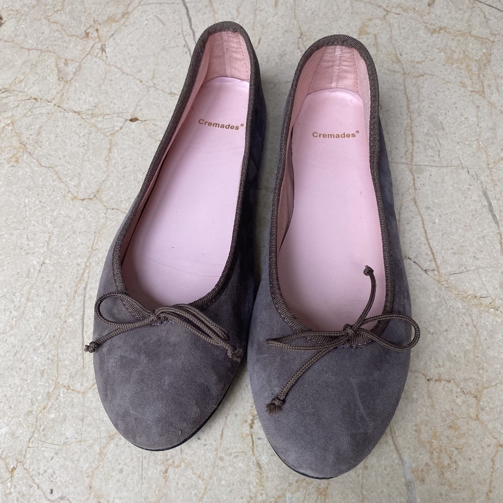 Cremades Women's Taupe Ballet Flats Sz 7.5